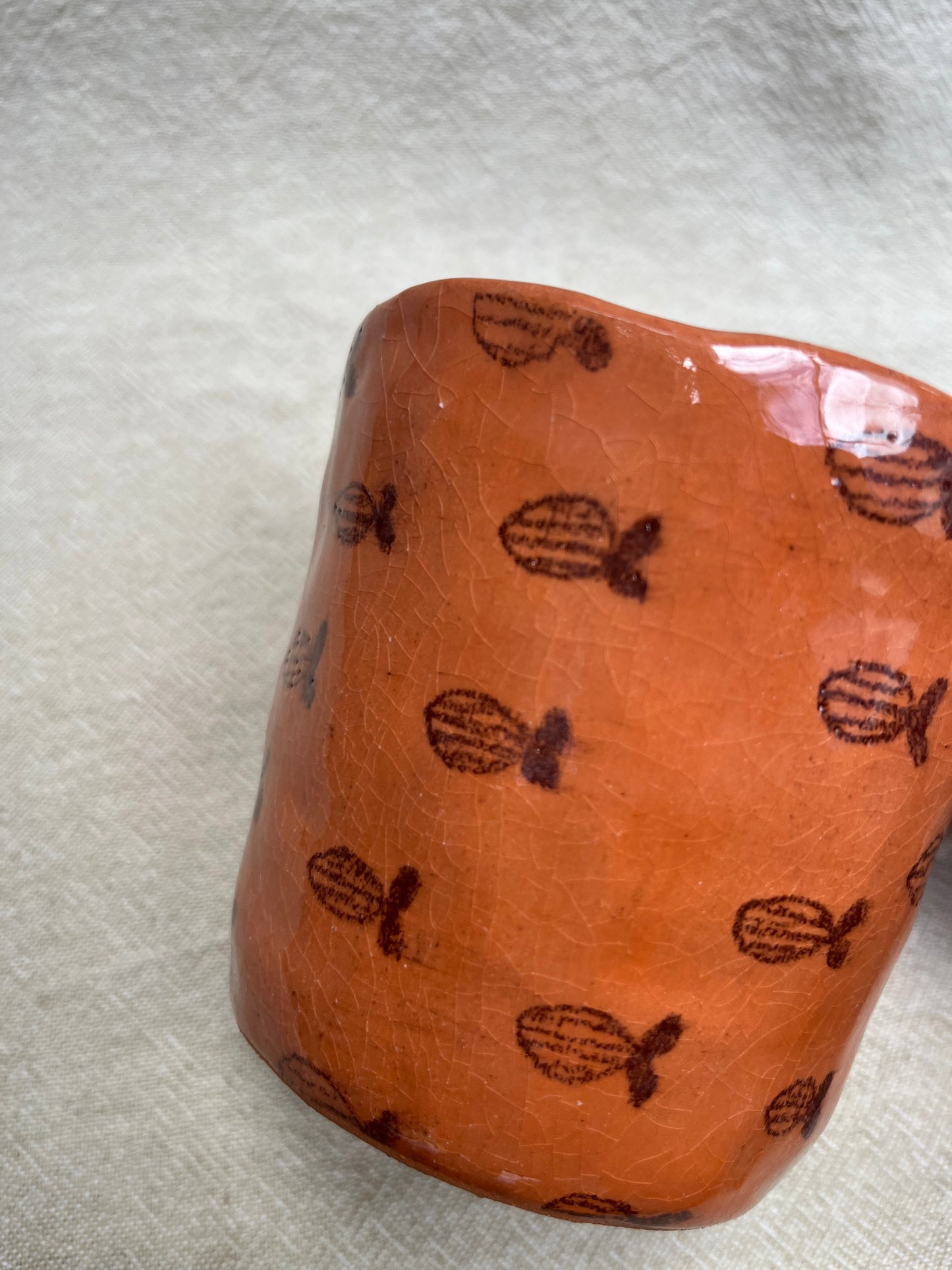 School of Stripe Fish Planter Pot - Small