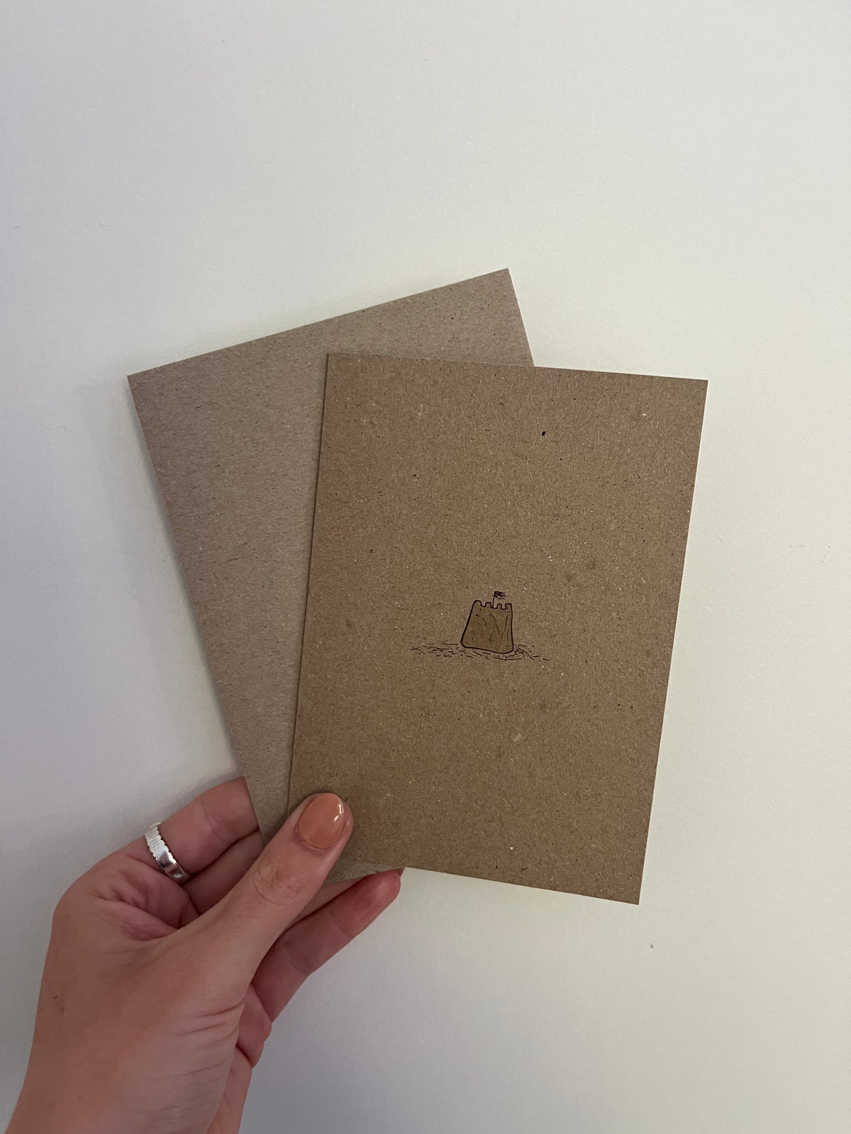 Salty Sandcastle - Greeting Card