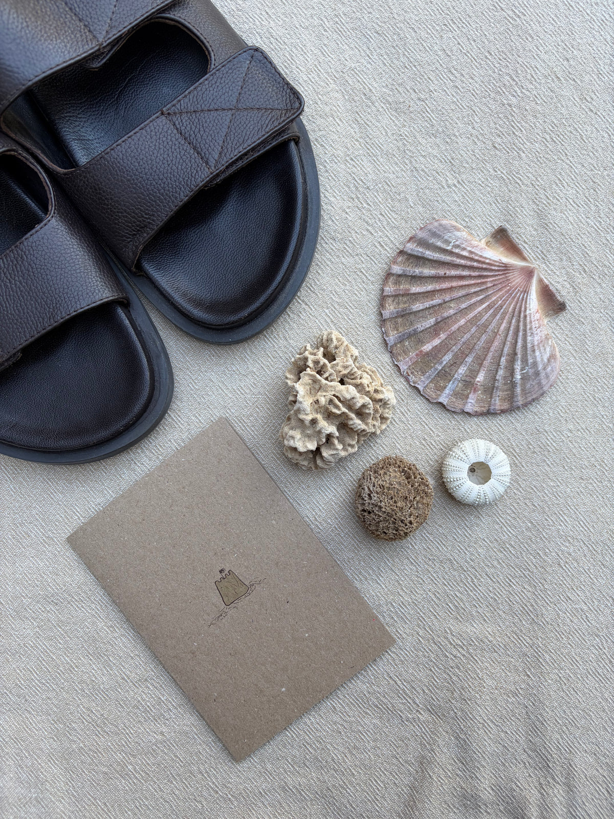 Salty Sandcastle - Greeting Card