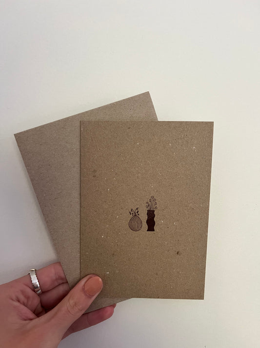 Curvy Carafes - Greeting Card