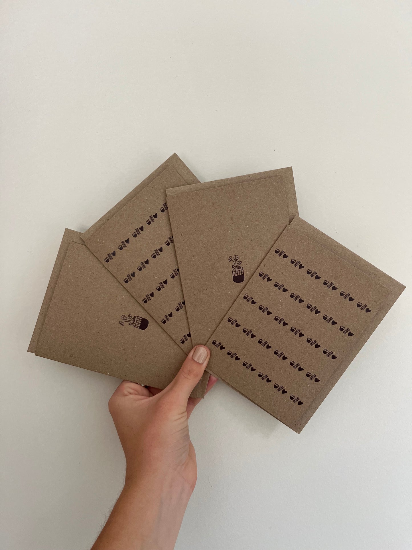 Coffee and Cocoa Cards - Set of Four