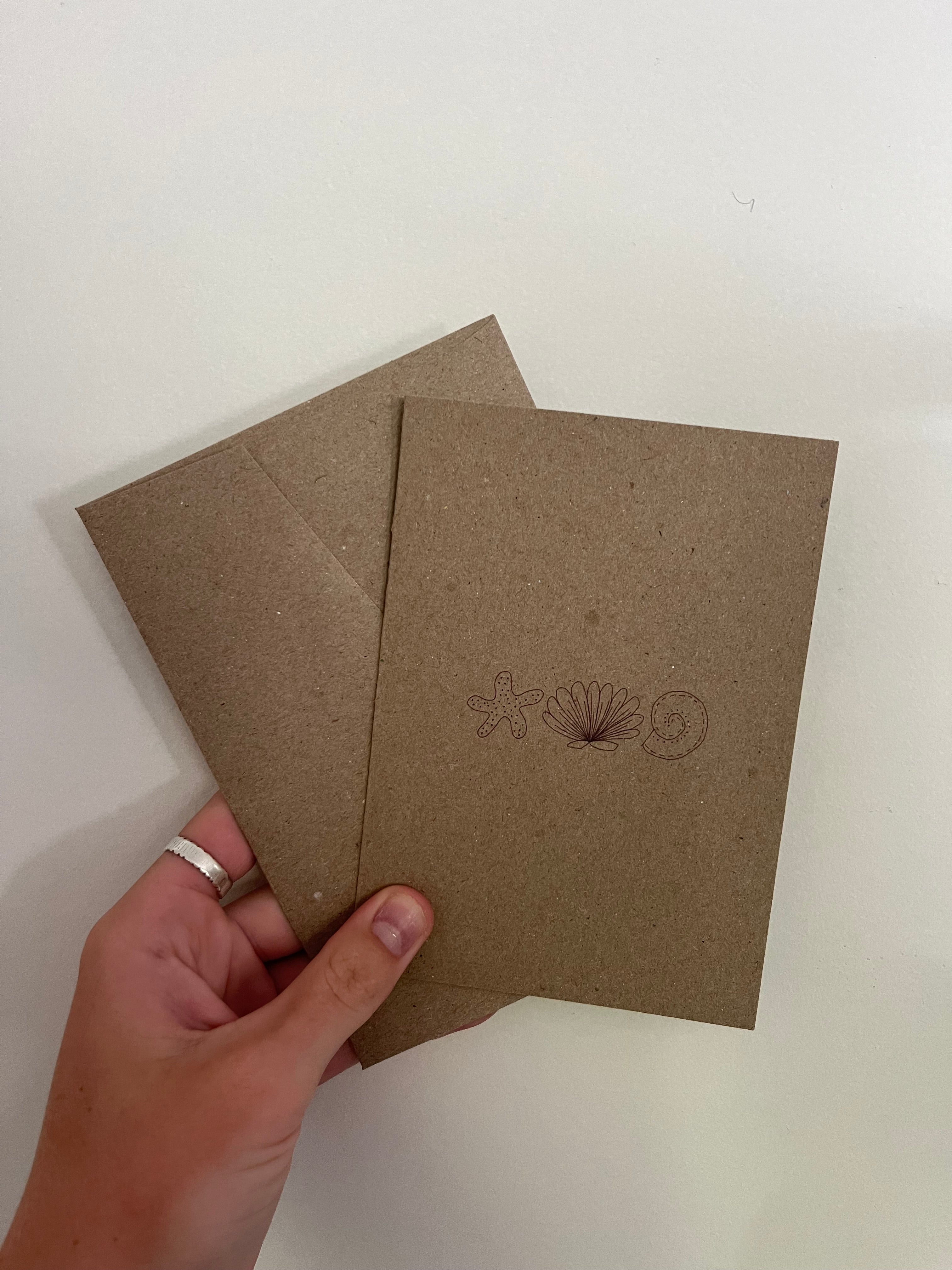 Shells - Greeting Card – Made By Milz