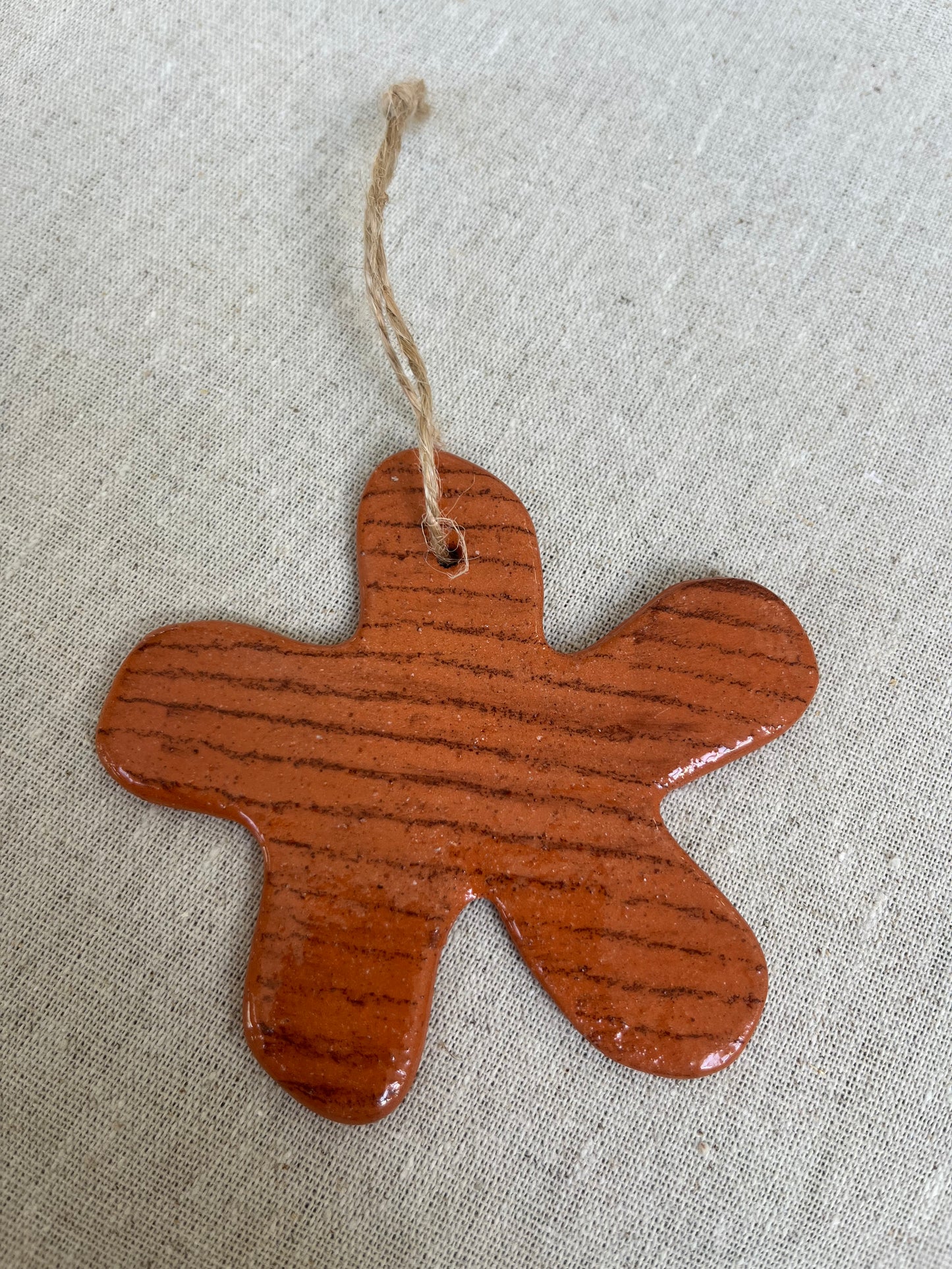 Smudgy Stripe Star - Hanging Decoration