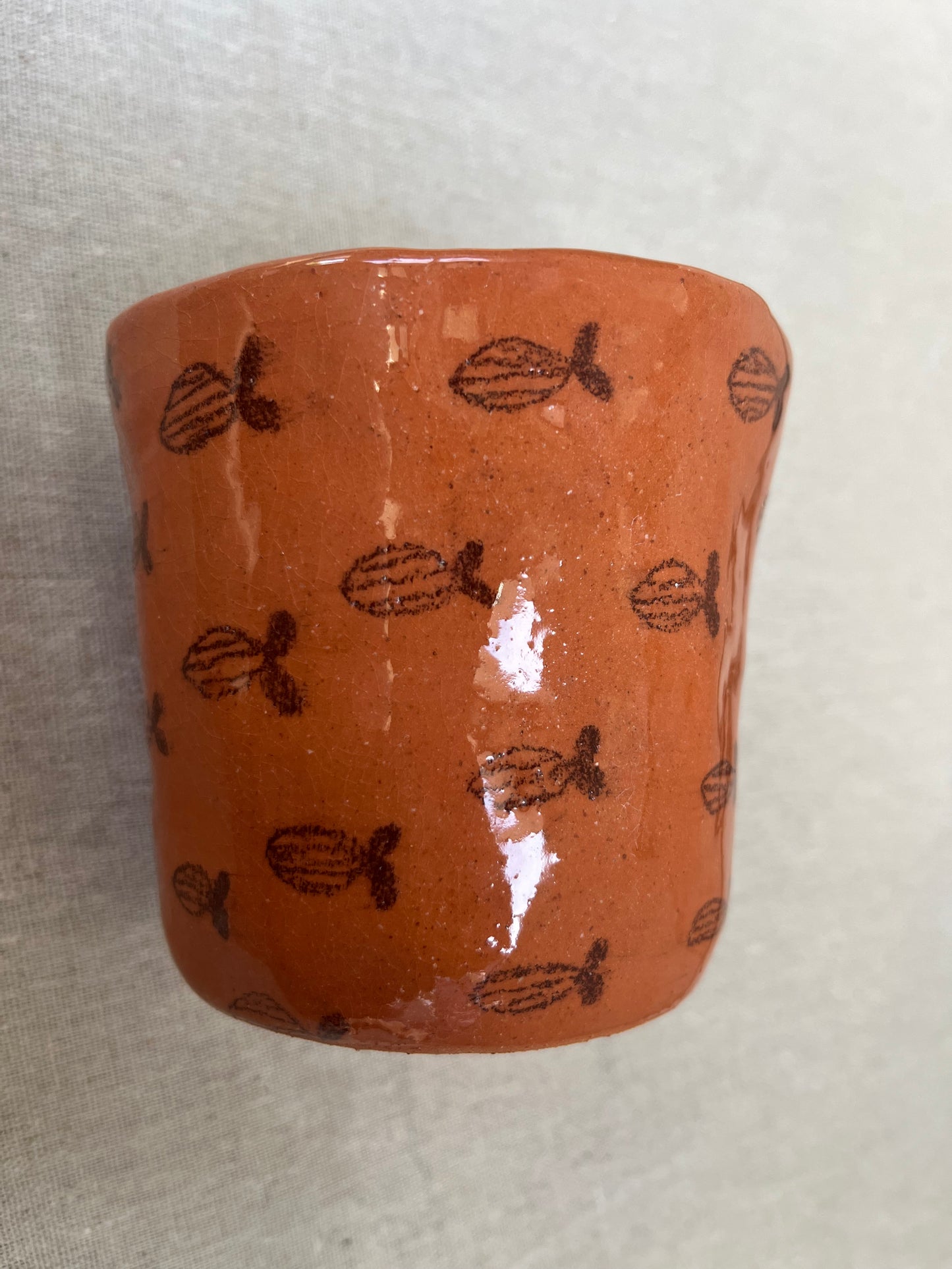 School of Stripe Fish Planter Pot - Small